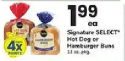 ACME Signature Select Hot Dog or Hamburger Buns offer