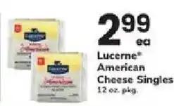 ACME Lucerne American Cheese Singles offer