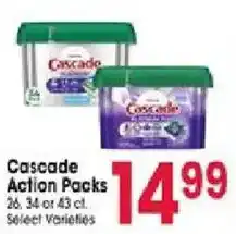 Jewel-Osco Cascade Action Packs offer