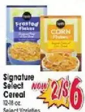 Jewel-Osco Signature Select Cereal offer