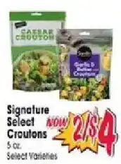 Jewel-Osco Signature Select Croutons offer