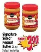 Jewel-Osco Signature Select Peanut Butter offer