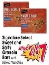 Jewel-Osco Signature Select Sweet and Salty Granola Bars offer