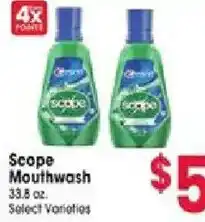 Jewel-Osco Scope Mouthwash offer