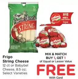 Kroger Frigo String Cheese offer