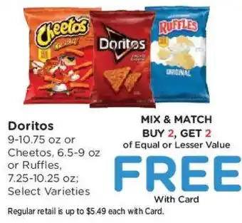 Doritos, Cheetos or Ruffles