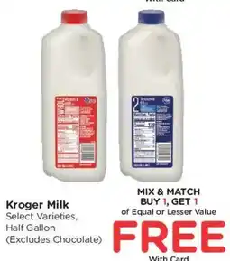 Kroger Kroger Milk offer