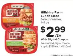 Kroger Hillshire Farm lunch meat offer