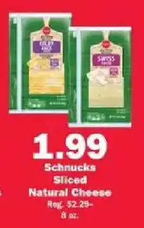 Schnucks Schnucks sliced natural cheese offer