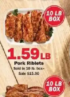 Schnucks Pork Riblets offer