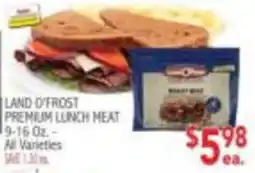 Ingles Markets Land O'Frost premium lunch meat offer