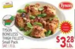 Ingles Markets Tyson boneless thigh fillets offer