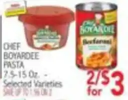 Ingles Markets Chef boyardee pasta offer