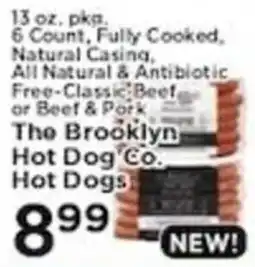 Pioneer Supermarkets The brooklyn hot dog co. hot dogs offer