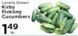 Pioneer Supermarkets Locally Grown Kirby Pickling Cucumbers offer