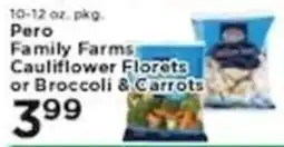 Pioneer Supermarkets Pero Family Farms Cauliflower Florets or Broccoli & Carrots offer