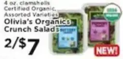 Pioneer Supermarkets Olivia's Organics Crunch Salads offer