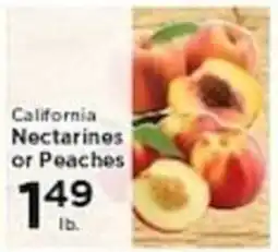 Pioneer Supermarkets California nectarines or peaches offer