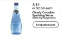 Walgreens Clearly Canadian Sparkling Water offer