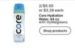 Walgreens Core Hydration Water offer