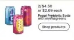 Walgreens Poppi Prebiotic Soda offer