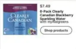 Walgreens Clearly Canadian Sparkling Water offer