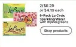Walgreens La Croix sparkling water offer