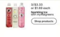 Walgreens Sparkling Ice with myWalgreens offer