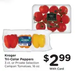 Ralphs Kroger tri-color peppers offer