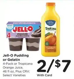 Ralphs Jell-O Pudding or Gelatin offer