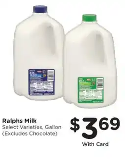 Ralphs Ralphs Milk offer