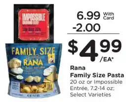Kroger Rana Family Size Pasta offer