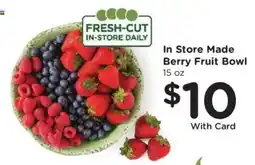 Kroger In Store Made Berry Fruit Bowl offer