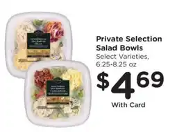 Kroger Private Selection Salad Bowls offer