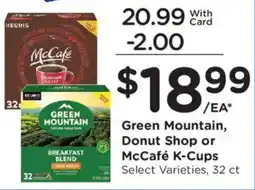 Ralphs Green Mountain, Donut Shop or McCafé K-Cups offer