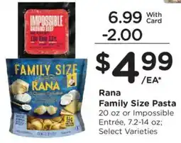 Ralphs Rana Family Size Pasta offer