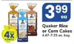 ACME Quaker Rice or Corn Cakes offer