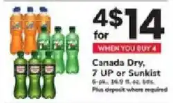 ACME Canada Dry, 7 Up or Sunkist offer