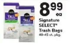 ACME Signature Select Trash Bags offer