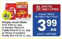 ACME Pringles Snack Stacks or Keebler Cheez-it Caddy Pack or Cheez-it Crackers offer