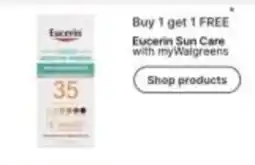 Walgreens Eucerin Sun Care offer
