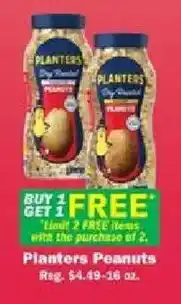 Schnucks Planters Peanuts offer