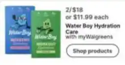 Walgreens Water Boy Hydration Care offer
