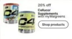 Walgreens Cellucor Supplements offer