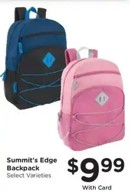 Kroger Summit's Edge Backpack offer