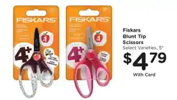Kroger Fiskars blunt tip scissors offer