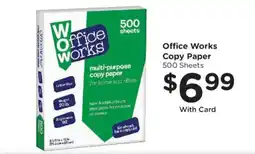Kroger Office Works copy paper offer