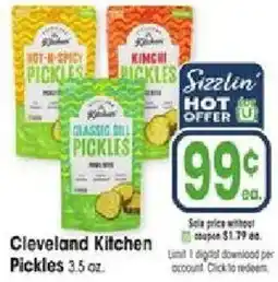 Jewel-Osco Cleveland Kitchen Pickles offer