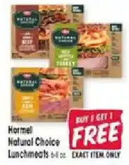 Jewel-Osco Hormel Natural Choice Lunchmeats offer
