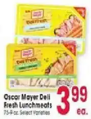 Jewel-Osco Oscar Mayer Deli Fresh Lunchmeats offer